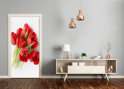 Fototapeta samolepící Červené tulipány