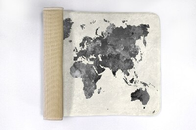 Koupelnová předložka Mapa světa
