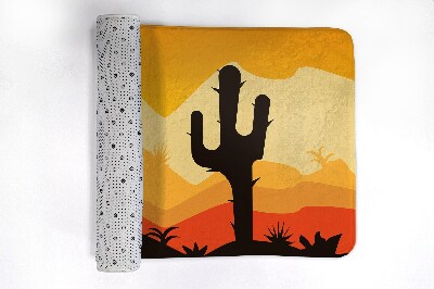 Koupelnová předložka Pouštní kaktus