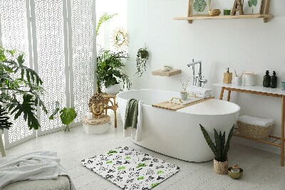 Koupelnová předložka Vzorec kaktus