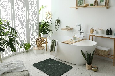 Koupelnová předložka Zelený mramor