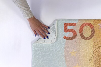 Předložka do koupelny Euro peníze