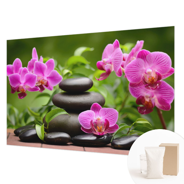 Vliesová fototapeta do obýváků Orchidejové kameny