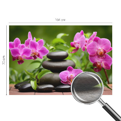 Vliesová fototapeta do obýváků Orchidejové kameny