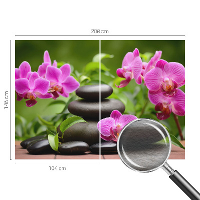 Vliesová fototapeta do obýváků Orchidejové kameny
