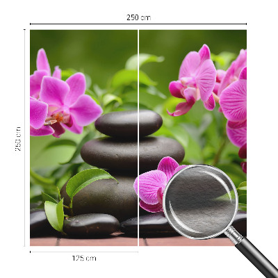 Vliesová fototapeta do obýváků Orchidejové kameny