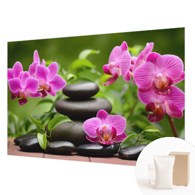 Vliesová fototapeta do obýváků Orchidejové kameny