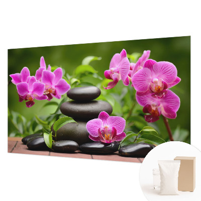 Vliesová fototapeta do obýváků Orchidejové kameny