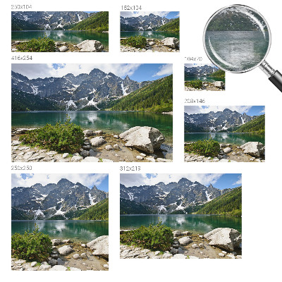 Fotografická tapeta vliesová Horské jezero