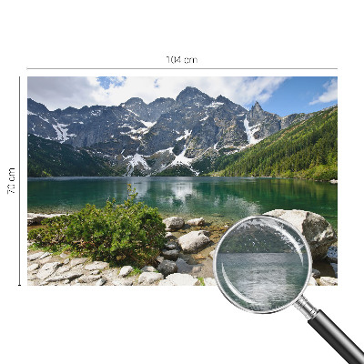 Fotografická tapeta vliesová Horské jezero