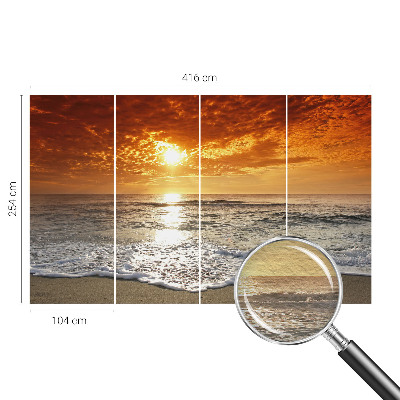 Fototapeta s potiskem na vliesu Oceánské vlny