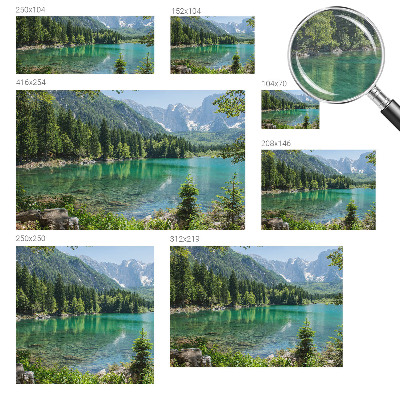Fototapeta na zeď Zelené jezero