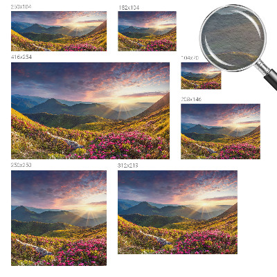 Fototapeta na stěnu Horské panorama