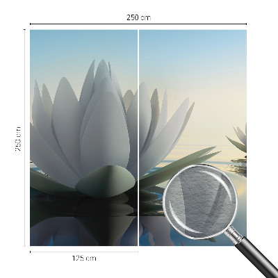 Moderní fototapeta na míru Lekníny
