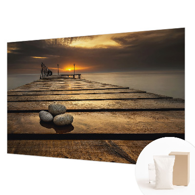 3D fototapeta se motivem západu slunce
