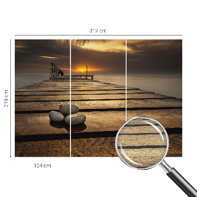 3D fototapeta Západ slunce