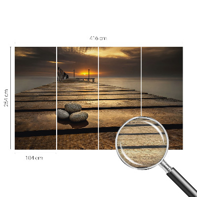 3D fototapeta Západ slunce