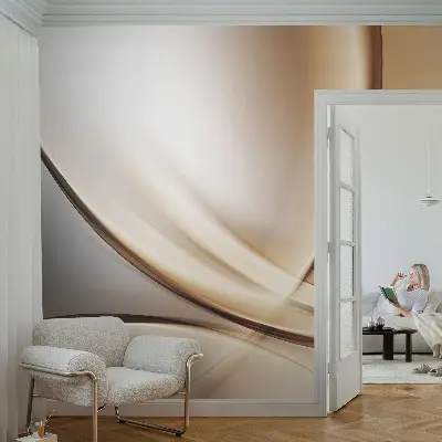 Vliesová fototapeta na zeď Zaoblené čáry