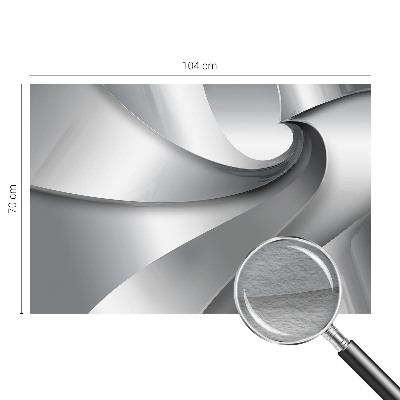 Vliesová fototapeta do ložnice s motivem geometrických spirál