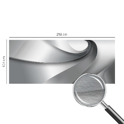 Vliesová fototapeta do ložnice s motivem geometrických spirál