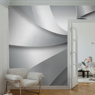 Vliesová fototapeta do ložnice Geometrické spirály