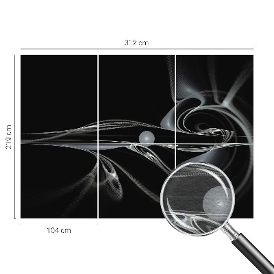 Vliesová fototapeta pro děti s motivem tekutinových linek