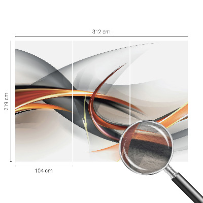 3D fototapeta s abstraktním dynamickým motivem