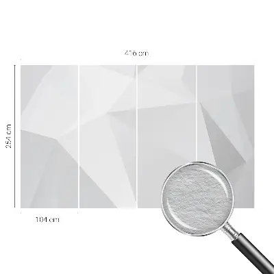 Vliesová fototapeta s potiskem Šedé trojúhelníky