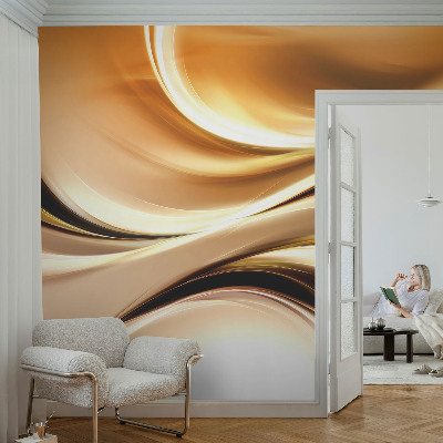 Fototapeta na stěnu s motivem tekutinových linek