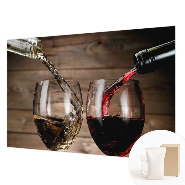 Vliesová fototapeta pro děti Sklenice vína