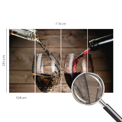 Vliesová fototapeta pro děti Sklenice vína