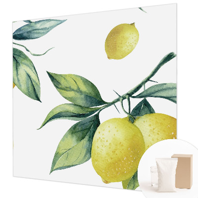 Dekorativní fototapeta na zeď Citronový motiv