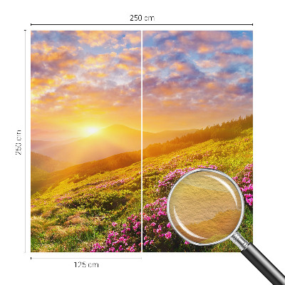 Fototapeta s potiskem na vliesu Horský západ