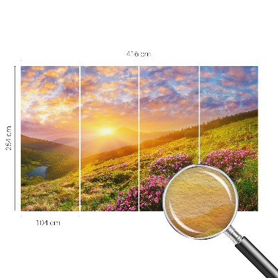 Fototapeta s potiskem na vliesu Horský západ