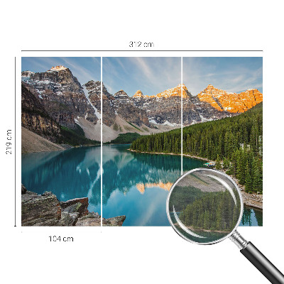 Vliesová fototapeta s potiskem Odraz v horách