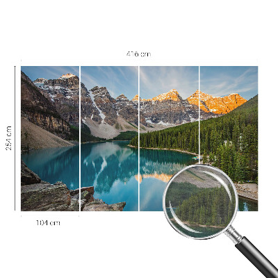 Vliesová fototapeta s potiskem Odraz v horách