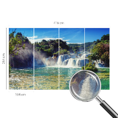 Fototapeta do obýváku Vodopádová krajina