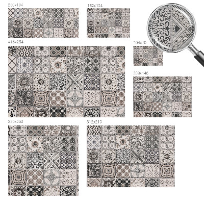 Fotografická tapeta vliesová Vzory dlaždic