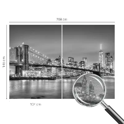 Moderní fototapeta na míru Most metropole