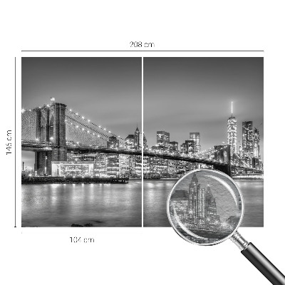 Moderní fototapeta na míru s motivem mostu v metropoli
