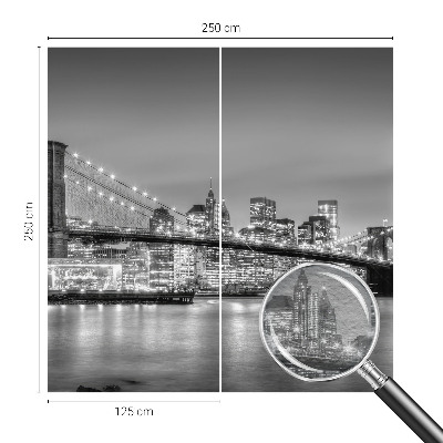 Moderní fototapeta na míru s motivem mostu v metropoli