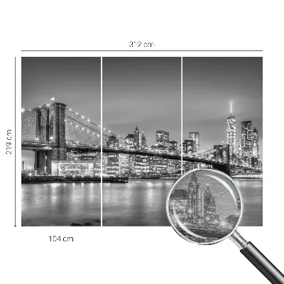 Moderní fototapeta na míru Most metropole