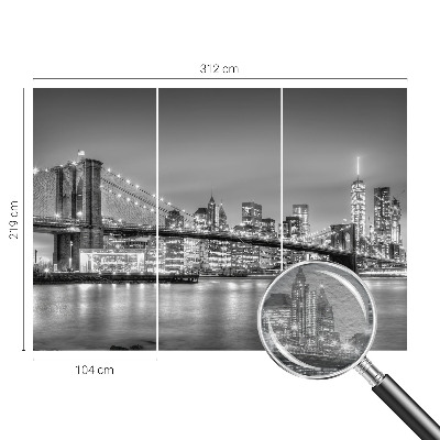 Moderní fototapeta na míru s motivem mostu v metropoli