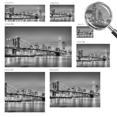 Moderní fototapeta na míru s motivem mostu v metropoli