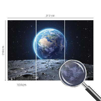 Fototapeta na míru do obýváku s motivem kosmického panoramatu