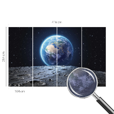 Fototapeta na míru do obýváku s motivem kosmického panoramatu