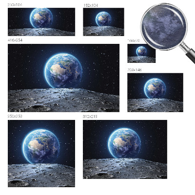 Fototapeta na míru do obýváku s motivem kosmického panoramatu