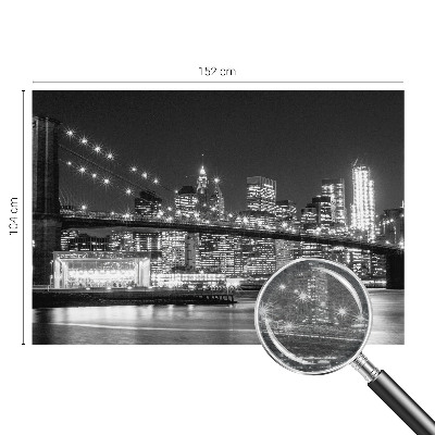 Fototapeta na míru do ložnice s nočním panoramatem