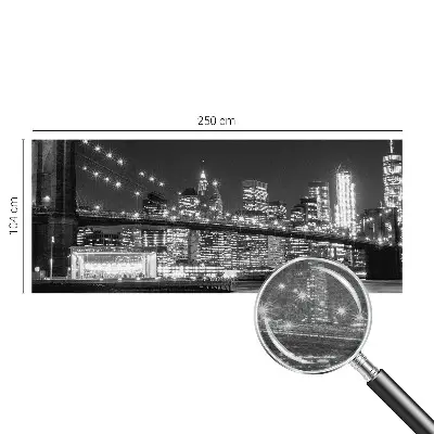 Fototapeta na míru do ložnice Noční panorama