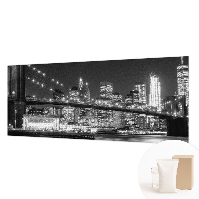 Fototapeta na míru do ložnice s nočním panoramatem